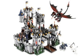 LEGO Castle 7094 King's Castle Siege 10 Minifigures 973 Pieces No Box Pre-Owned