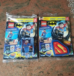 Lego Superman 2 Tin Limited Edition Rivista Batman 9 Blue Ocean Nuove - Imagen 1 de 2