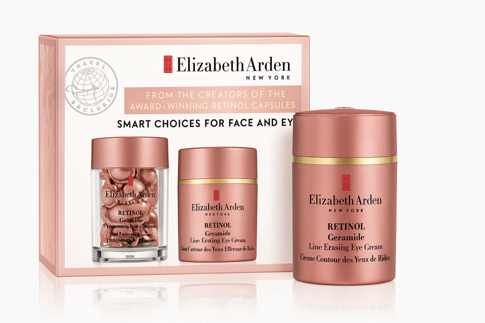 Elizabeth Arden Smart Choices for Face & Eye Ceramida Cápsulas Dúo | Nuevo en Caja Foto 1 de 1