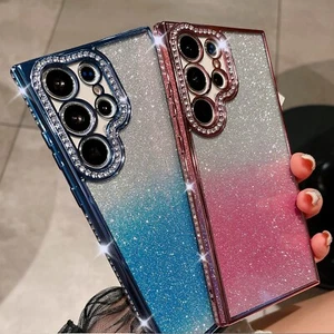 Bling Glitter Rhinestone Phone Case for Samsung A06/A16/A36/A56/S25 Ultra/S24 - Picture 1 of 18