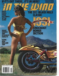 REVISTA ENERO 1992 IN THE WIND MOTOCICLISTAS NIÑAS BLACK HILLS CLÁSICO - Imagen 1 de 1