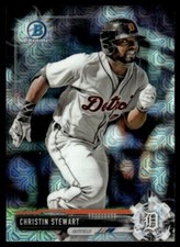 2017 Bowman Chrome Prospects Mojo Refractor #BCP148 Christin Stewart Detroit
