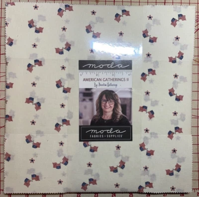 Moda FABRICS Civil War Repro AMERICAN GATHERINGS 2 Primitive Layer Cake 10" Sq's - Image 1 of 4