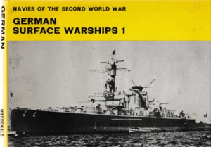 German Warships Of The Second World War - H T Lenton, 1975 Hardback - Picture 1 of 3