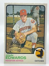 2022 Topps Heritage High JOHN EDWARDS Astros #519 Buyback 1973 Original 50th