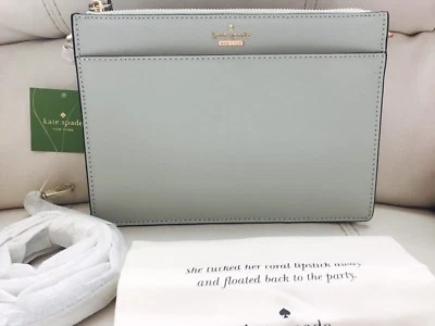 Bolso sin asas Kate Spade Cameron Street Clarise de cuero brumoso como nuevo con etiquetas Foto 1 de 4