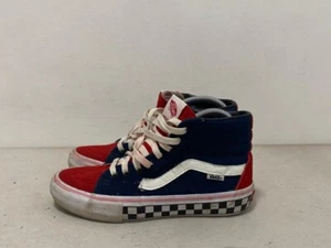 VANS MENS MULTICOLOURED SUEDE LACE UP HIGHTOP SKATEBOARD SNEAKERS UK 5.5 EUR38.5 - Picture 1 of 9