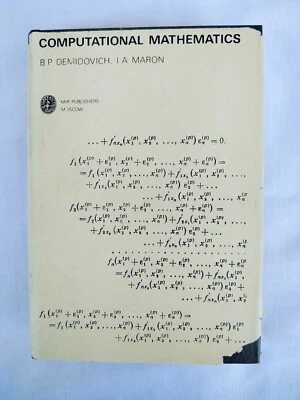 Computational Mathematics by B. P. Demidovich & I. A. Maron, Mir Publishers 1981 - Image 1 of 4