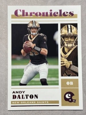 2022 Panini Chronicles - Pink #27 Andy Dalton* - Image 1 of 2