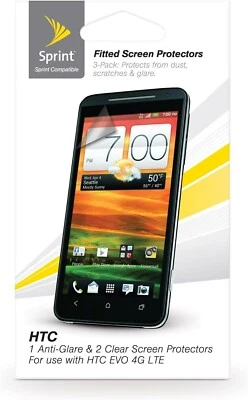 Protectores de pantalla transparentes y antirreflejos Technocel para HTC EVO 4G LTE Foto 1 de 4