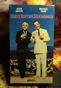 STEVE MARTIN MICHAEL CAINE Dirty Rotten Scoundrels( 88) VHS New Sealed Watermark - Imagen 1 de 6