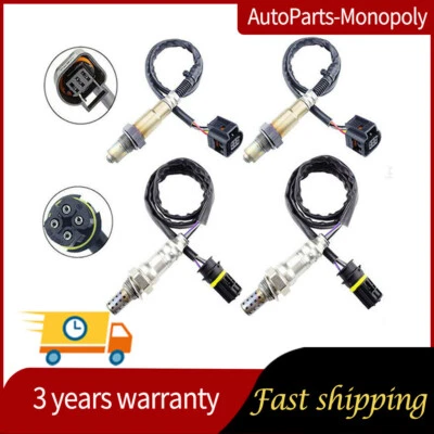 Sensor de oxígeno 4 piezas para BMW 550I 2011-2016 BMW 750i 2009-2015 4,4 L arriba+aguas abajo Foto 1 de 4