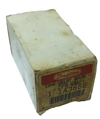 Dayton 1A366E 120 V AC 0.1-10 Sec Dual On-Delay/Off-Delay Time Delay Relay - Image 1 of 4