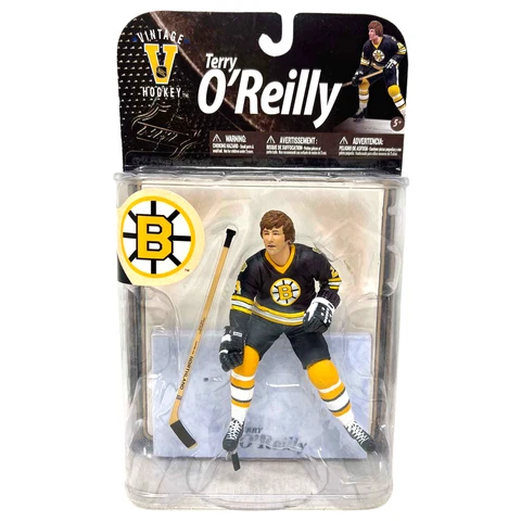 McFarlane NHL Terry O'Reilly Boston Bruins Black Jersey Legends Series 8 Figure Cover