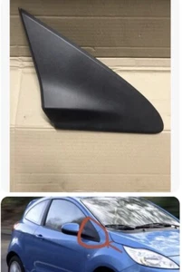 Ford KA 2 Front Drivers Black Trim Panel OS Triangle Part Side 2008 - 2014 B6 - Picture 1 of 3