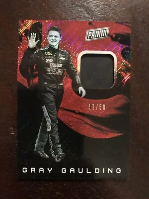 2019 Panini The National Gray Gaulding /50 Race Used Patch - Image 1 of 2