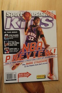 2003 Sports Illustrated for Kids-Amare Poster-Cardsheet&Haunted Mansion-No Label - Picture 1 of 4