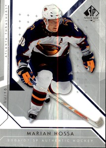 2006-07 SP Authentic Hockey #96 Marian Hossa