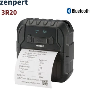 Zenpert 3R20 203DPI Portable Bluetooth USB Direct Thermal Barcode Printer - Picture 1 of 7