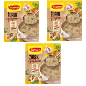 Winiary instant soup ZUREK with MUSHROOMS (Sour Rye)  3pc./9 portions FREE SHIP - Picture 1 of 1