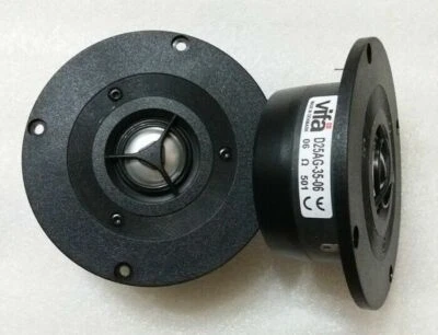 2PCS Original VIFA D25AG-35-06 4inch Aluminum Dome Tweeter Speaker
