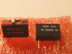 10pcs. HDG01A 191000001 DIP SWITCH GOLD Contacts SECME - Imagen 1 de 1