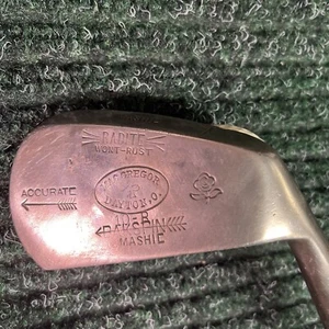 Macgregor DEEP GROOVE BAKSPIN MASHIE 10-R Wood Shaft Golf Club KC 511 - Picture 1 of 6