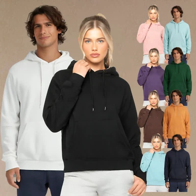 Pullover Hoodie for Men & Women Adult Polycotton Unisex Hooded Fleece Hoody - Image 1 of 4