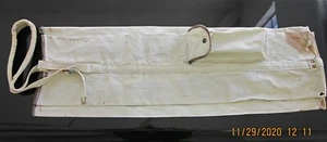 Bolso de golf vintage de lona dominical con 4 mangas y bolsillo para bolas, 33"L x 11"W, c.1914 - Imagen 1 de 11