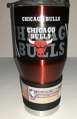 Chicago Bulls NBA 24 oz Travel Tumbler by Boelter Cover
