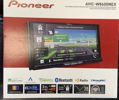 PIONEER AVIC-W8600NEX 7" Touch DVD GPS NAV Wireless Apple CarPlay & Android Auto - Image 1 of 4
