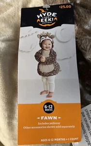 Baby Fawn Halloween Costume Pullover Top - Hyde & EEK! Boutique 6-12 Months - Picture 1 of 4