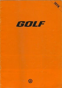 Volkswagen Golf Mk1 1977-78 UK Market Sales Brochure N L LS GLS 1100 1460 - Picture 1 of 3