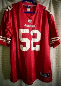 Patrick Willis #52 Vintage San Francisco 49ers Red Football Jersey Reebok Sz.54 - Picture 1 of 3