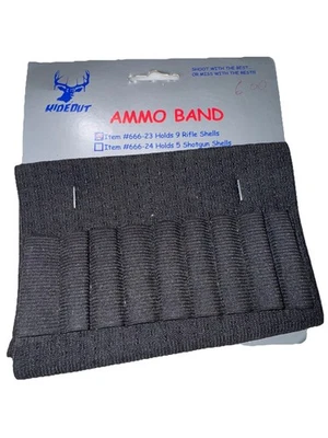 Banda de munición Hideout NOS #666-23 tiene capacidad para 9 carcasas de rifle Foto 1 de 2