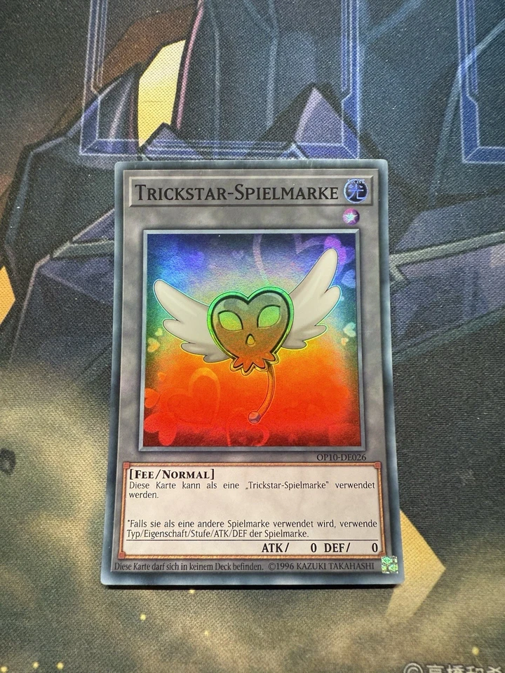 GERMAN YUGIOH Trickstar Token OP10-EN026 Super Rare Nm - Image 1 of 1