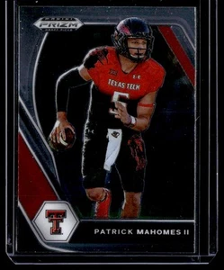 2021 Panini Prizm Draft Picks Collegiate #7 Patrick Mahomes II Texas Tech - Picture 1 of 2