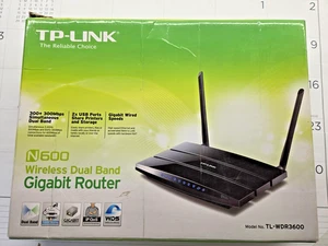 TP-Link N600 Wireless Dual Band Gigabit Router Model TL-WDR3600 - Picture 1 of 4