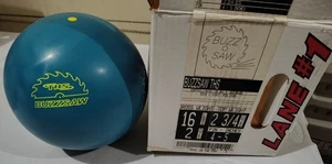 Pin retirado de bola de boliche Lane #1 THS Buzzsaw 16 lb 4-5" peso superior 2 3/4 oz - Imagen 1 de 1