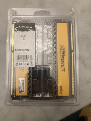 (2x8GB) DDR3 PC3-12800 1600 No ECC Baja Densidad Ram BLT8G3D1608DT1TX0.16FED Foto 1 de 3