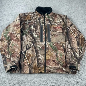 SITKA Jacket Mens Size 2XL Logo Lined Full Zip Pockets Real Tree Hunting Outdoor - Picture 1 of 17