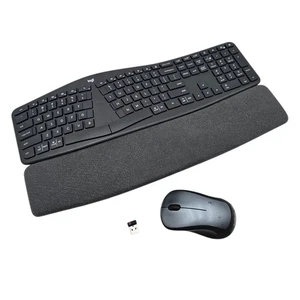 Logitech ERGO K860 Wireless Bluetooth Keyboard & Wireless M310 Mouse - TESTED - Picture 1 of 22