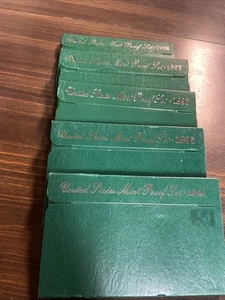 1994-1998 Proof Set Lot | Green Boxes | Nice Sets w/ COAs | Total 5 sets - Picture 1 of 5