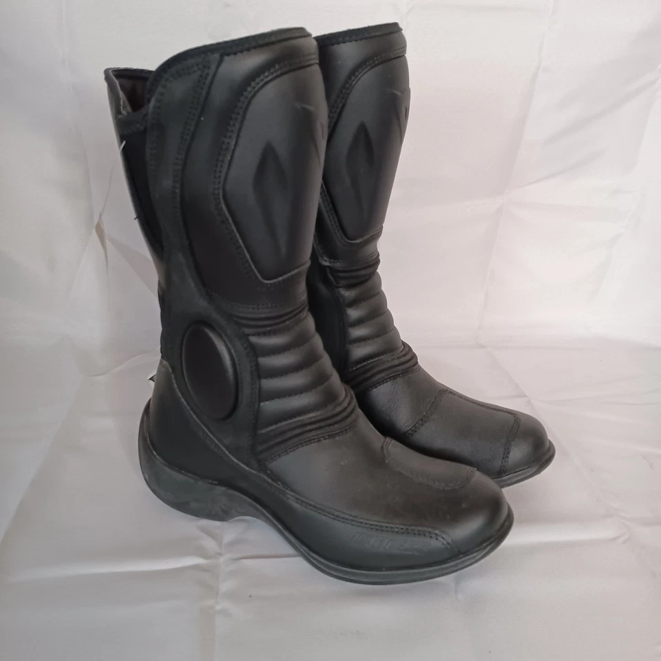 Womens Dainese Motorcycle Boots Black Leather Sz US 4.5 UK 3.5 EU 36 MM240 - Image 1 of 4
