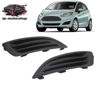 Front Bumper Fog Light Cover Fit For 2014-2019 Ford Fiesta Left+Right Side — 第 1/4 张图片