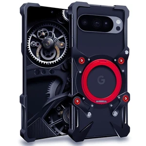 Magnetic Metal Rimless Bumper Stand Case For Google Pixel 9a 8a 7 8 10 9 Pro XL - Picture 1 of 35