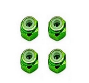 Marka Racing - Aluminum 2mm Wheel Lock Nut - Green - 4pcs MRK-2388-GR - Picture 1 of 3