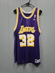 Vintage Champion Magic Johnson #32 Los Angeles Lakers Trikot Größe 48 USA Made - Bild 1 von 7