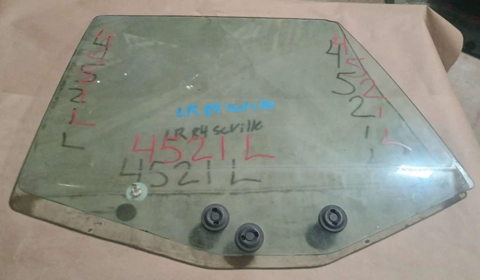 1980-1985 CADILLAC SEVILLE Porta Traseira Esquerda Vidro/Janela Fabricante de Equipamento Original - Imagem 1 de 4