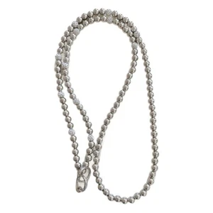 120cm Pearl Phone Lanyard With Transparent Card Messenger Bag Chain Bag - Photo 1 sur 9